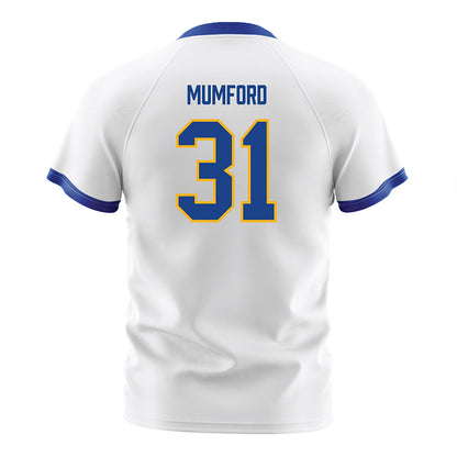 Pittsburgh - NCAA Men's Soccer : Elias Mumford - White Soccer Jersey-1