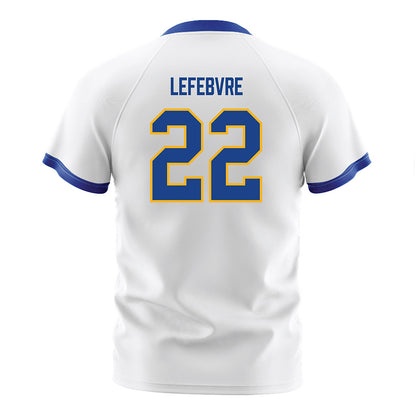 Pittsburgh - NCAA Men's Soccer : Mathys Lefebvre - White Soccer Jersey-1