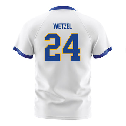 Pittsburgh - NCAA Men's Soccer : Gavin Wetzel - White Soccer Jersey-1