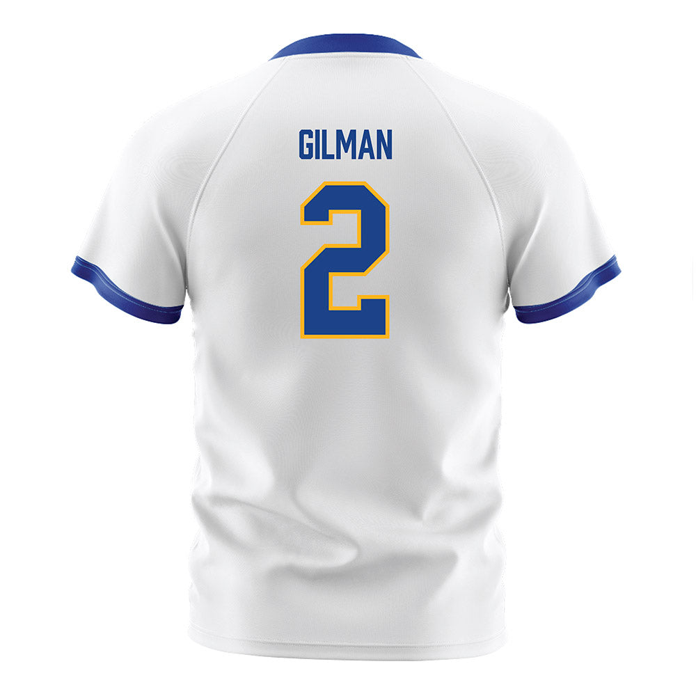 Pittsburgh - NCAA Men's Soccer : Jackson Gilman - White Soccer Jersey-1