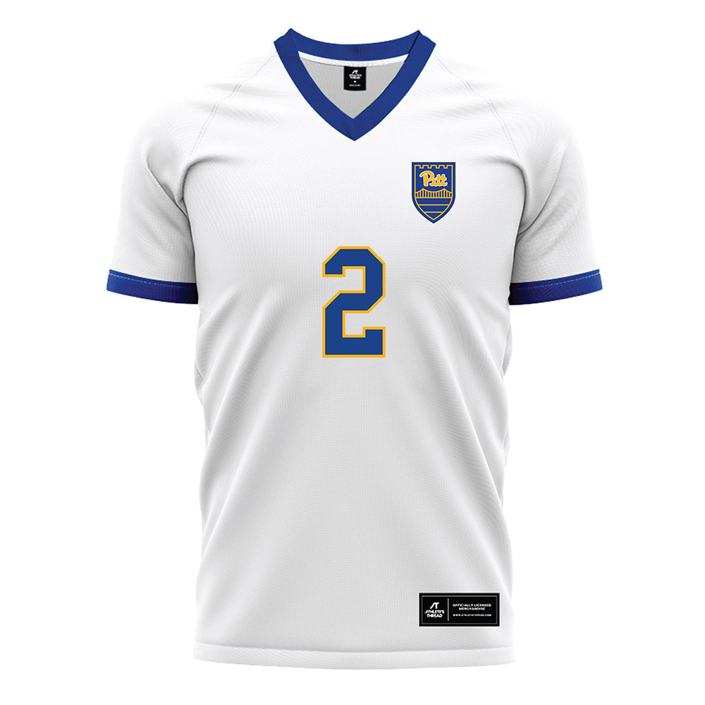 Pittsburgh - NCAA Men's Soccer : Jackson Gilman - White Soccer Jersey-0