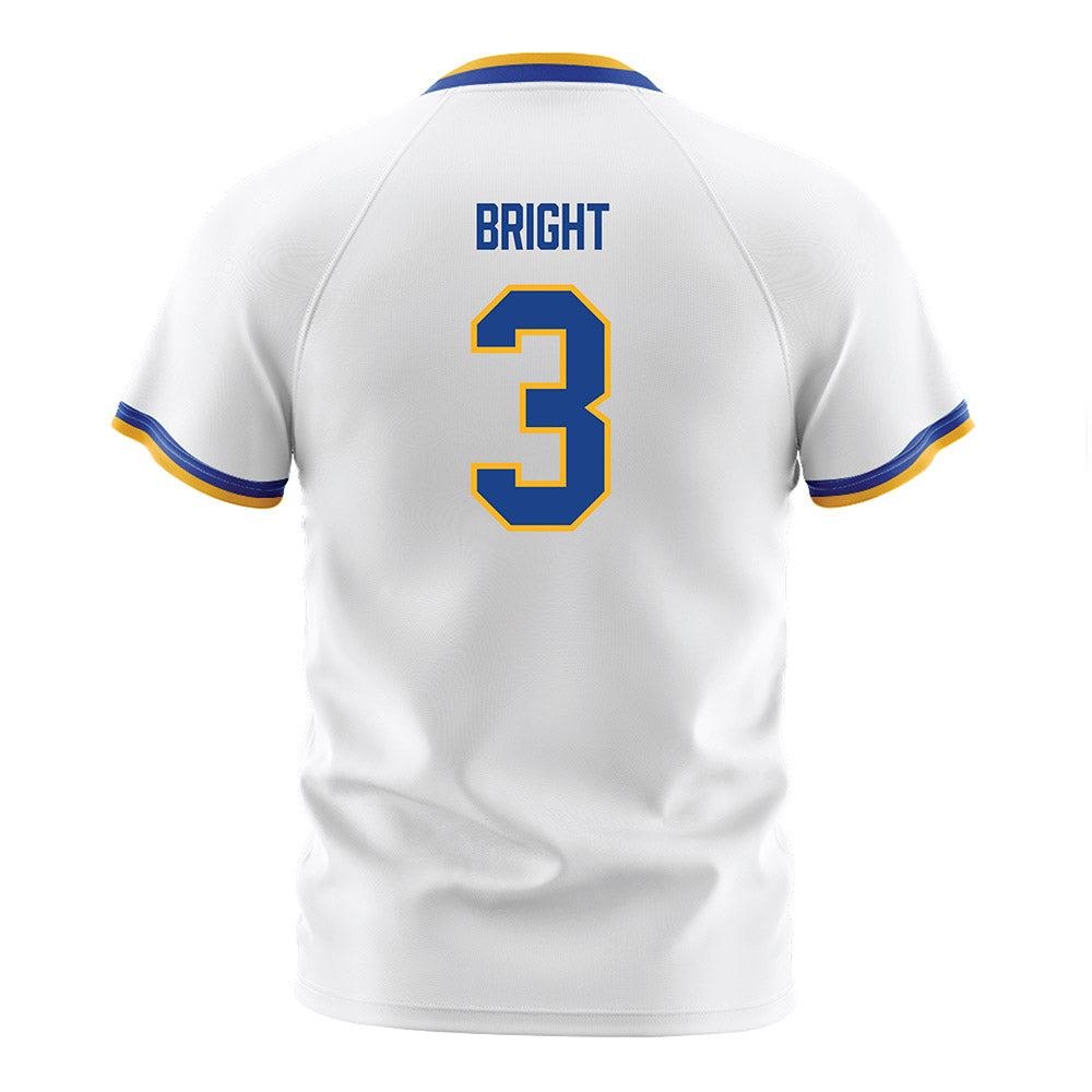 Pittsburgh - NCAA Women's Soccer : Maya Bright - White Soccer Jersey-1