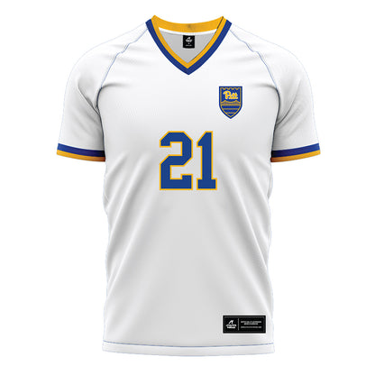 Pittsburgh - NCAA Women's Soccer : Katie Zailski - White Soccer Jersey-0