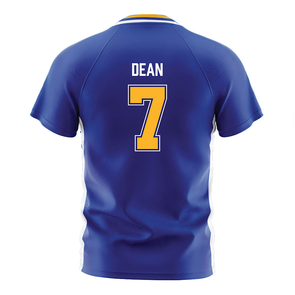 Pittsburgh - NCAA Women's Soccer : Fleming Dean - Blue Soccer Jersey-1