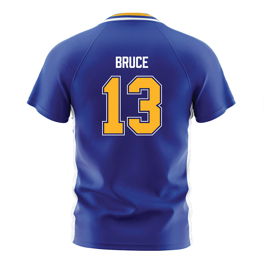 Pittsburgh - NCAA Women's Soccer : Maya Bruce - Blue Soccer Jersey-1