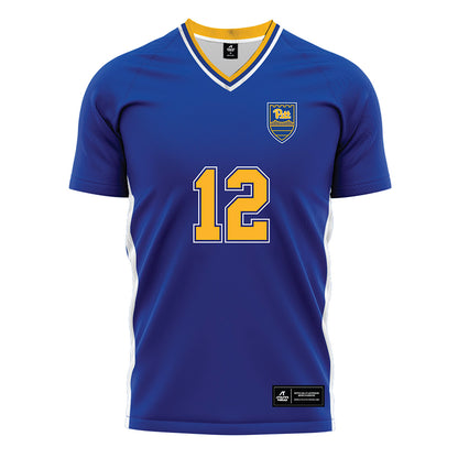 Pittsburgh - NCAA Women's Soccer : Anna Bout - Blue Soccer Jersey-0