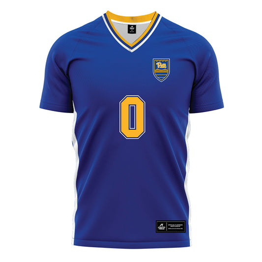 Pittsburgh - NCAA Women's Soccer : Elliott Breech - Blue Soccer Jersey-0