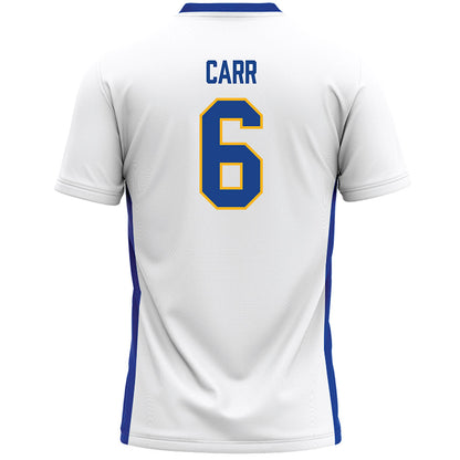 Pittsburgh - NCAA Women's Lacrosse : Aidan Carr - White Lacrosse Jersey -1