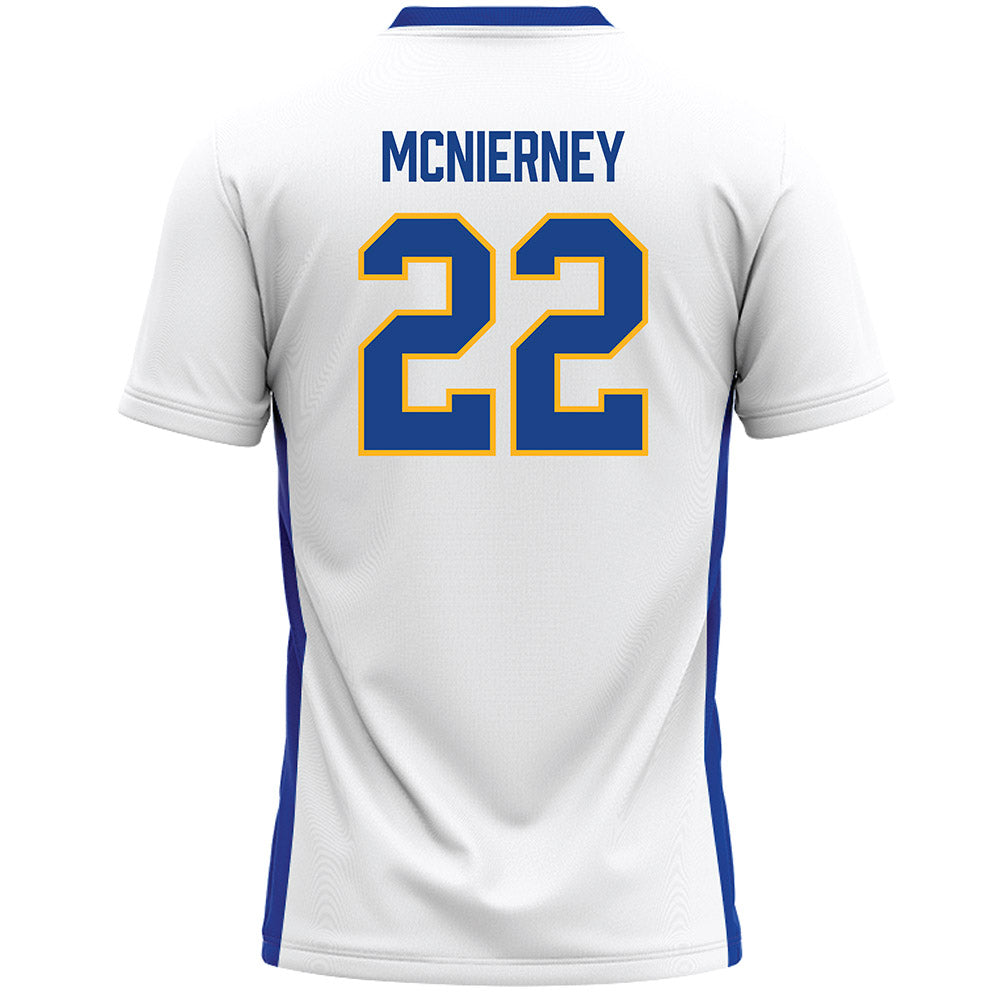 Pittsburgh - NCAA Women's Lacrosse : Maureen McNierney - White Lacrosse Jersey -1