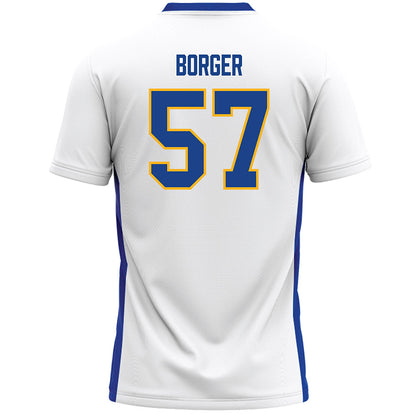 Pittsburgh - NCAA Women's Lacrosse : Catie Borger - White Lacrosse Jersey -1