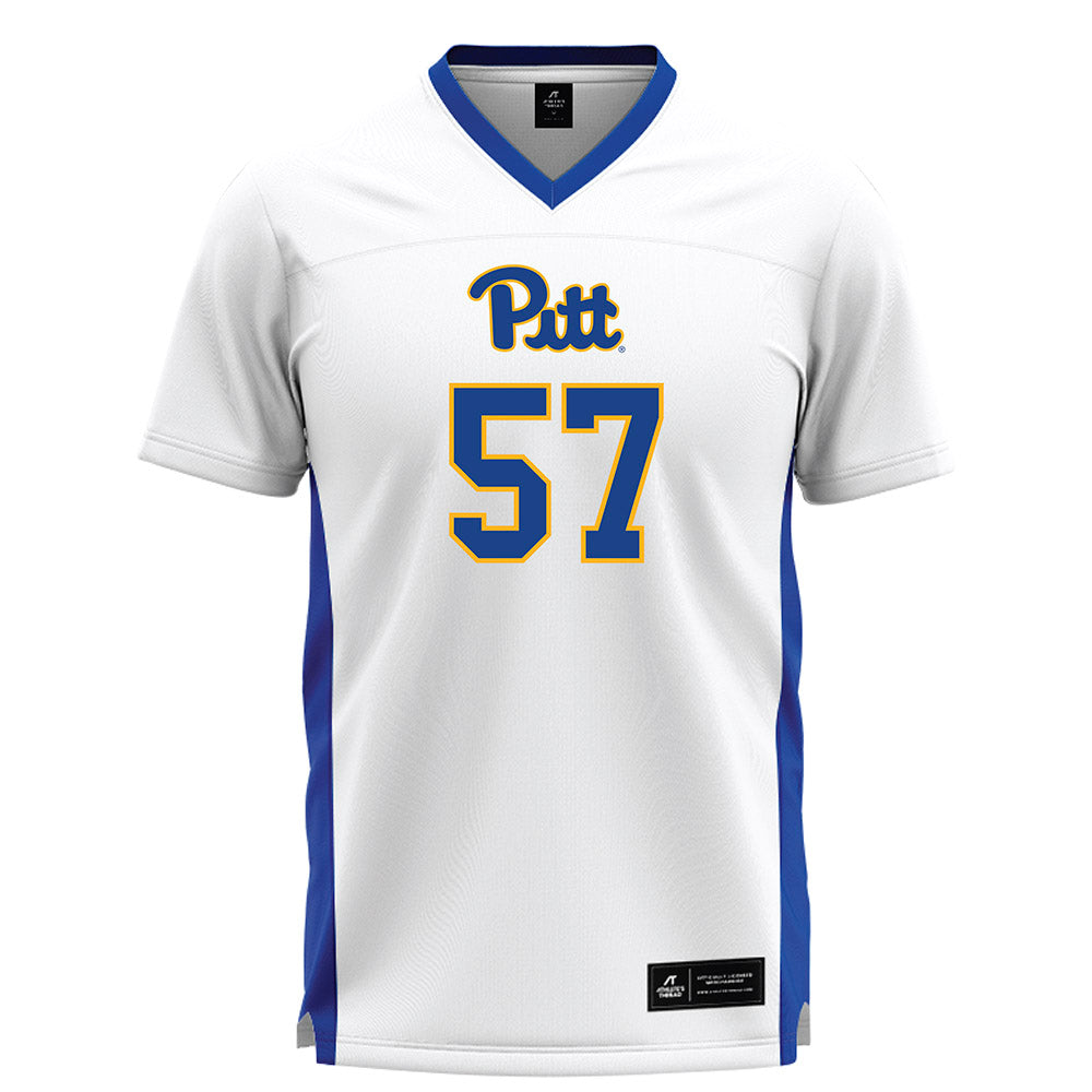 Pittsburgh - NCAA Women's Lacrosse : Catie Borger - White Lacrosse Jersey -0