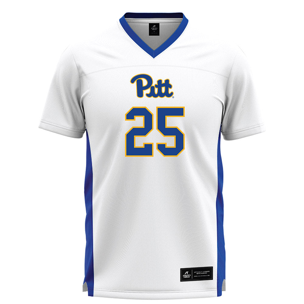 Pittsburgh - NCAA Women's Lacrosse : Gigi Leonzi - White Lacrosse Jersey -0
