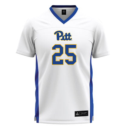 Pittsburgh - NCAA Women's Lacrosse : Gigi Leonzi - White Lacrosse Jersey -0