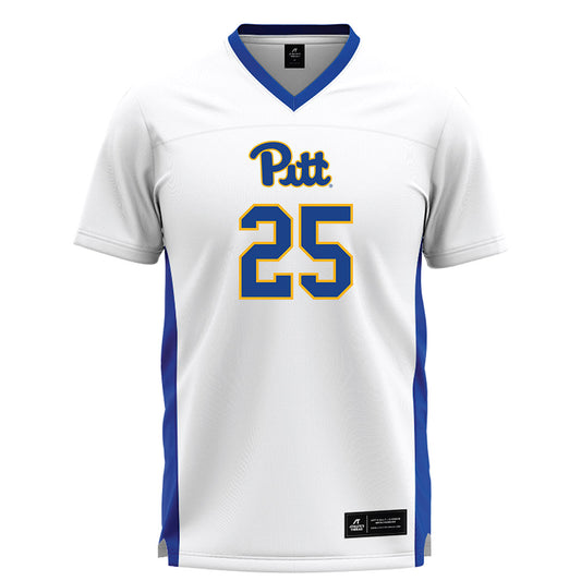 Pittsburgh - NCAA Women's Lacrosse : Gigi Leonzi - White Lacrosse Jersey -0