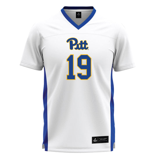 Pittsburgh - NCAA Women's Lacrosse : Emily Clemens - White Lacrosse Jersey -0