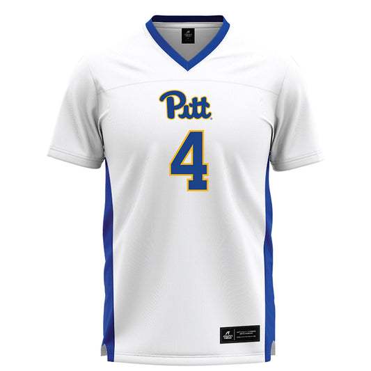 Pittsburgh - NCAA Women's Lacrosse : Anna Capobres - White Lacrosse Jersey -0