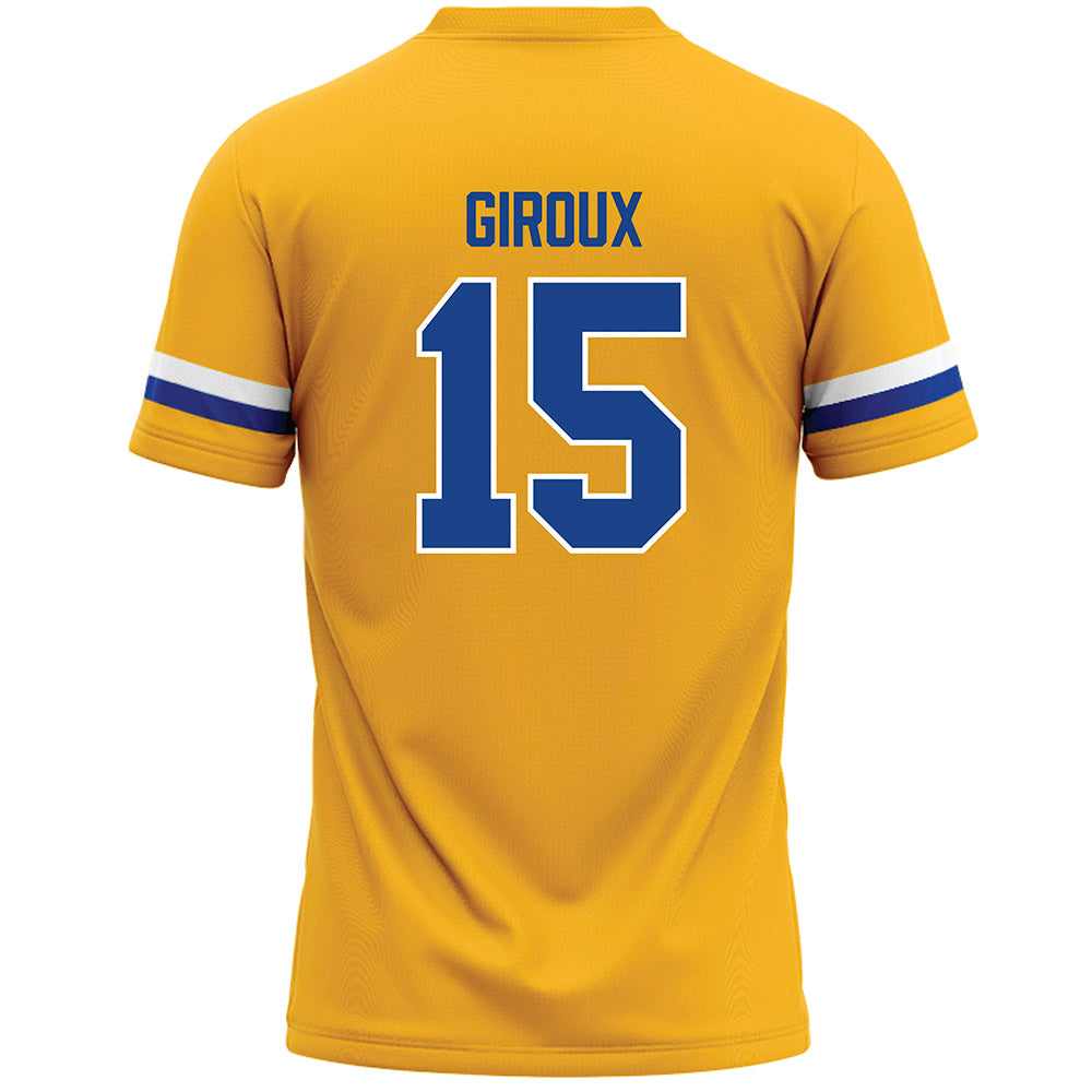 Pittsburgh - NCAA Women's Lacrosse : Sammie Giroux - Yellow Lacrosse Jersey -1