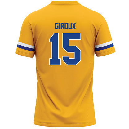 Pittsburgh - NCAA Women's Lacrosse : Sammie Giroux - Yellow Lacrosse Jersey -1