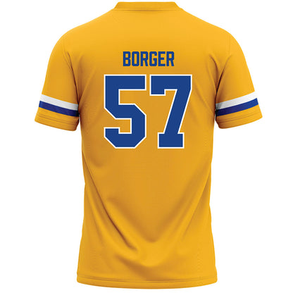 Pittsburgh - NCAA Women's Lacrosse : Catie Borger - Yellow Lacrosse Jersey -1