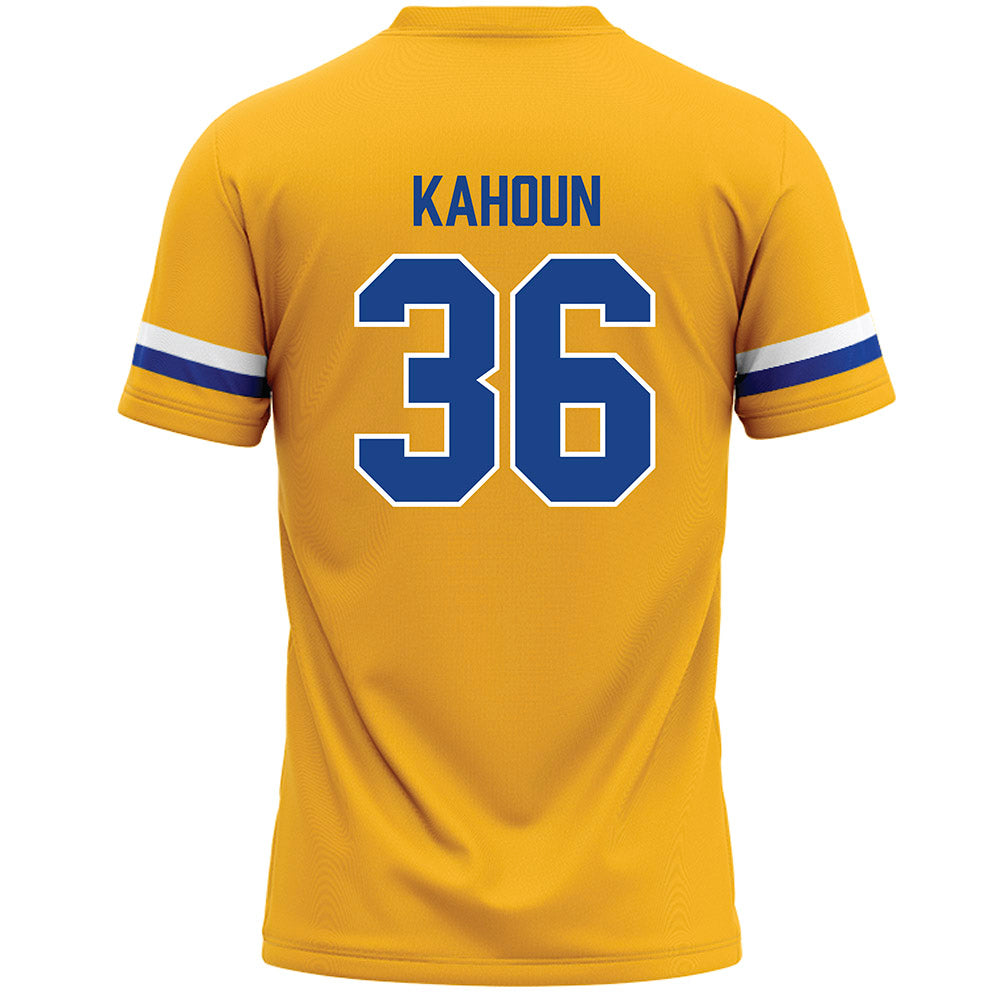 Pittsburgh - NCAA Women's Lacrosse : Gracie Kahoun - Yellow Lacrosse Jersey -1