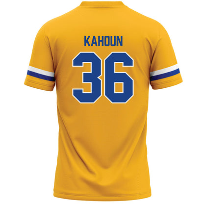 Pittsburgh - NCAA Women's Lacrosse : Gracie Kahoun - Yellow Lacrosse Jersey -1