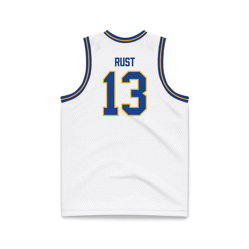 Pittsburgh - NCAA Women's Basketball : Lauren Rust - White Basketball Jersey-1