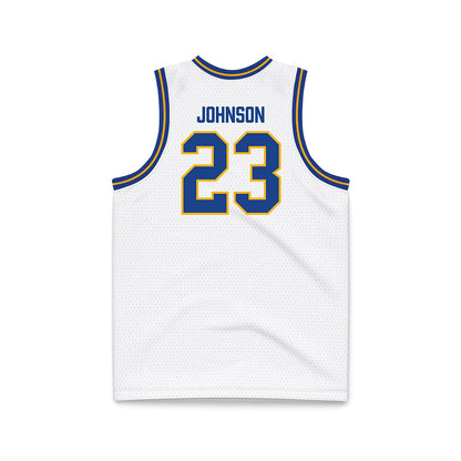 Pittsburgh - NCAA Women's Basketball : Mikayla Johnson - White Basketball Jersey-1