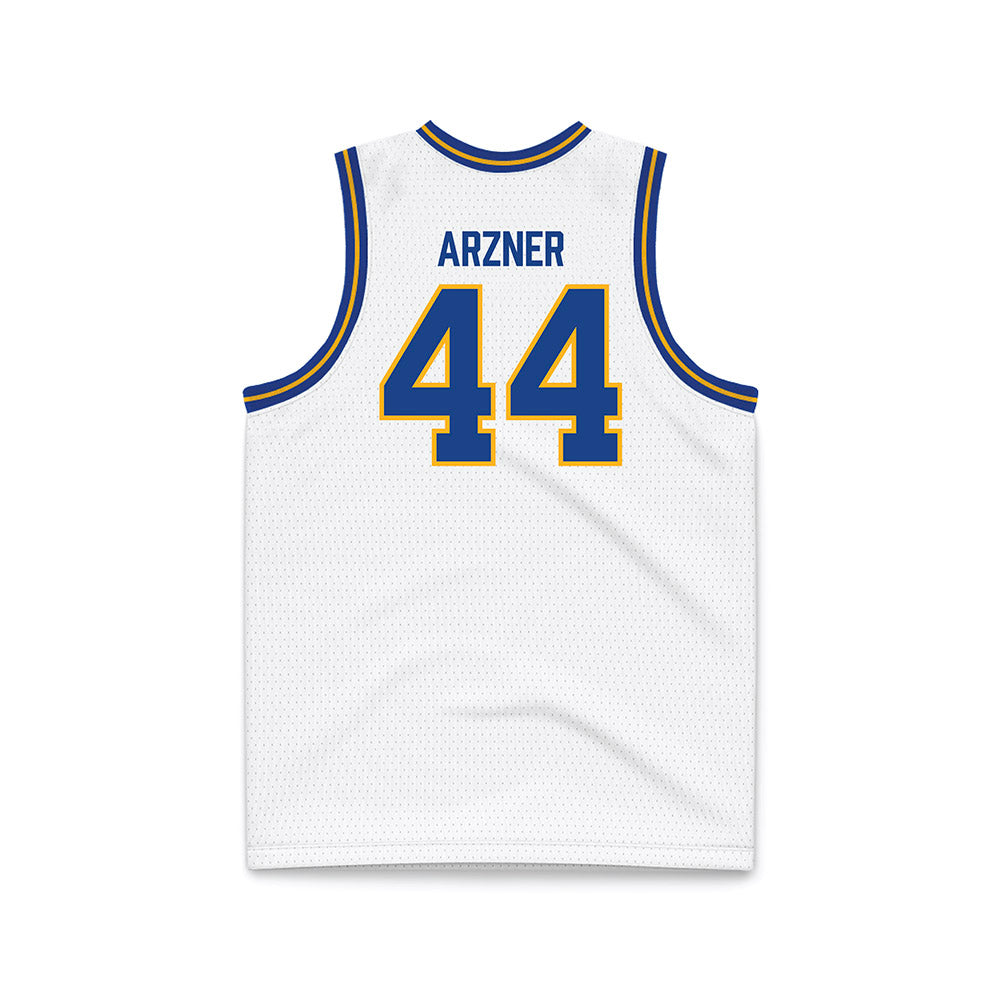 Pittsburgh - NCAA Women's Basketball : Macie Arzner - White Basketball Jersey-1