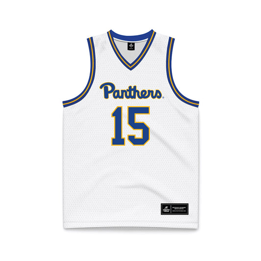 Pittsburgh - NCAA Women's Basketball : Megan Hollingsworth - White Basketball Jersey-0