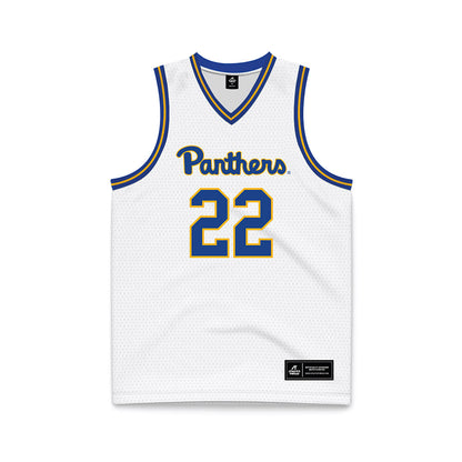 Pittsburgh - NCAA Women's Basketball : Audrey Biggs - White Basketball Jersey-0