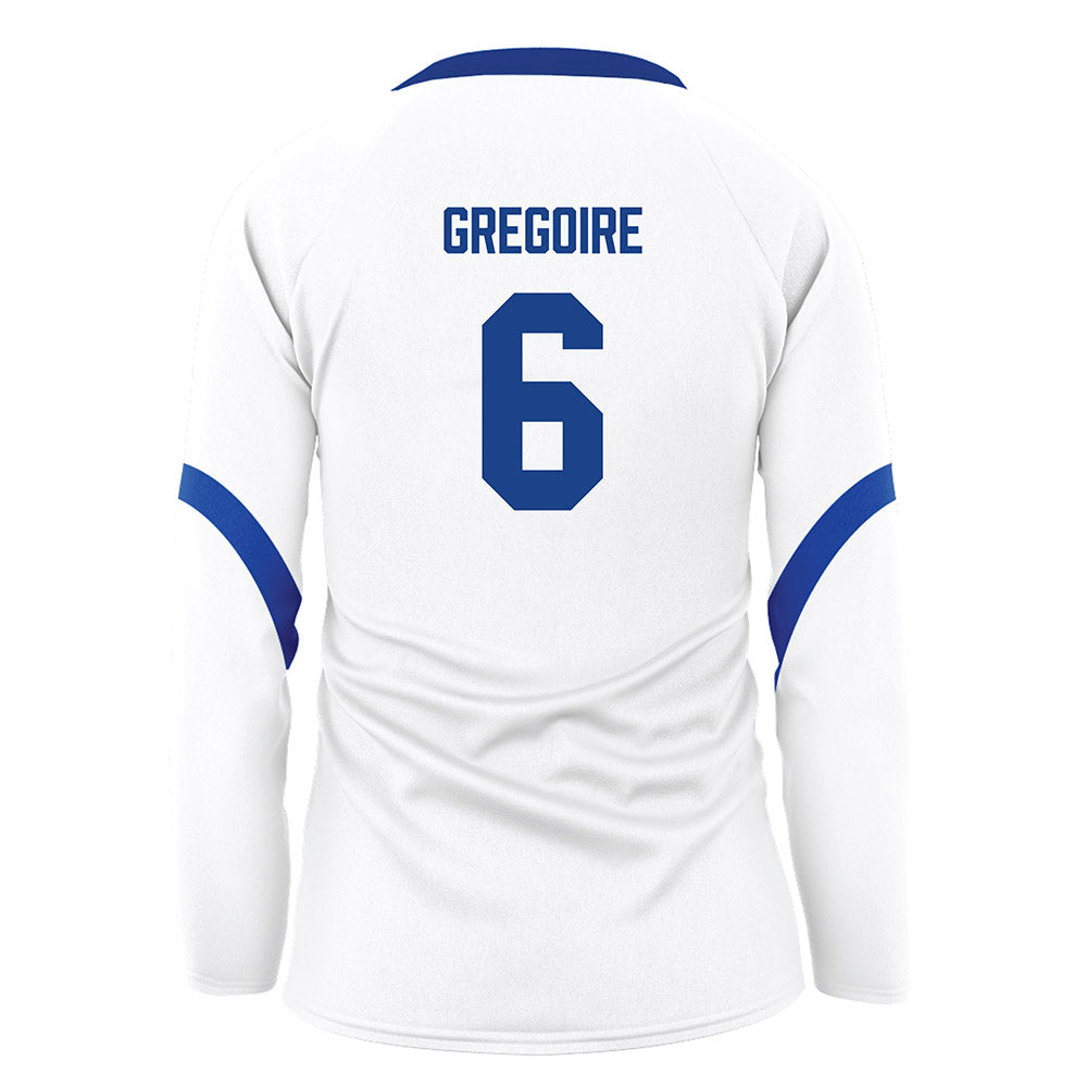 Pittsburgh - NCAA Women's Volleyball : Sophia Gregoire - White Volleyball Jersey-1
