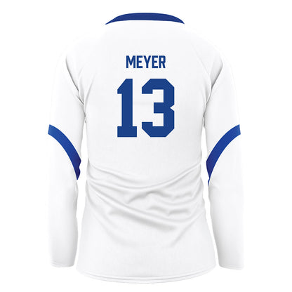 Pittsburgh - NCAA Women's Volleyball : Mallorie Meyer - White Volleyball Jersey-1