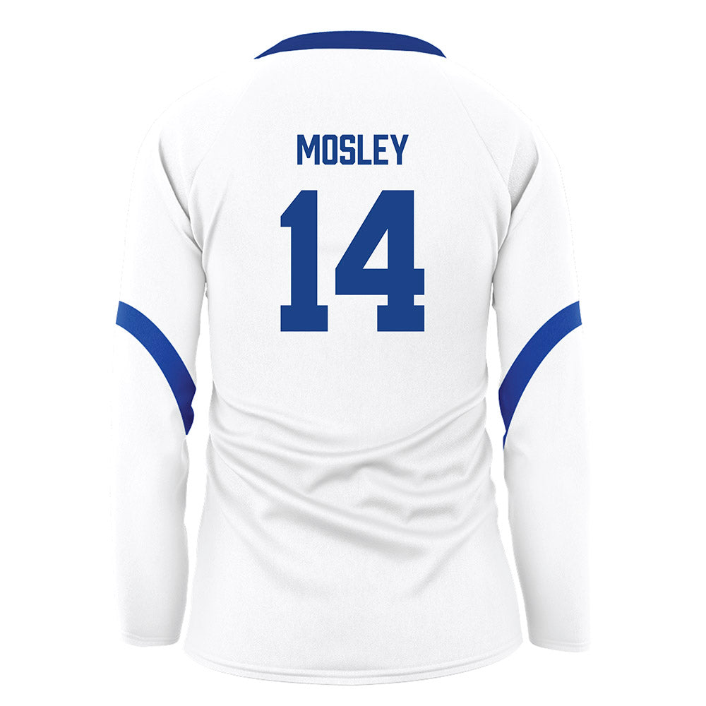 Pittsburgh - NCAA Women's Volleyball : Logan Mosley - White Volleyball Jersey-1
