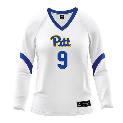 Pittsburgh - NCAA Women's Volleyball : Ryla Jones - White Volleyball Jersey-0