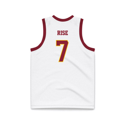 Iowa State - NCAA Men's Basketball : Anthony Rise - White Basketball Jersey-1