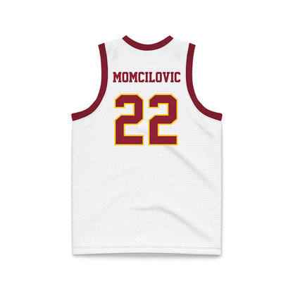 Iowa State - NCAA Men's Basketball : Milan Momcilovic - White Basketball Jersey-1