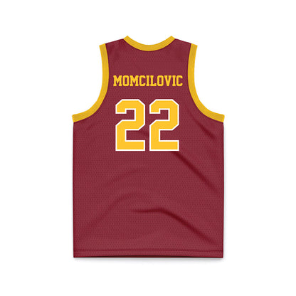 Iowa State - NCAA Men's Basketball : Milan Momcilovic - Red Basketball Jersey-1