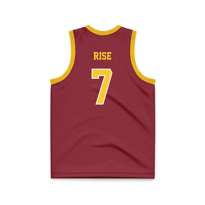 Iowa State - NCAA Men's Basketball : Anthony Rise - Red Basketball Jersey-1
