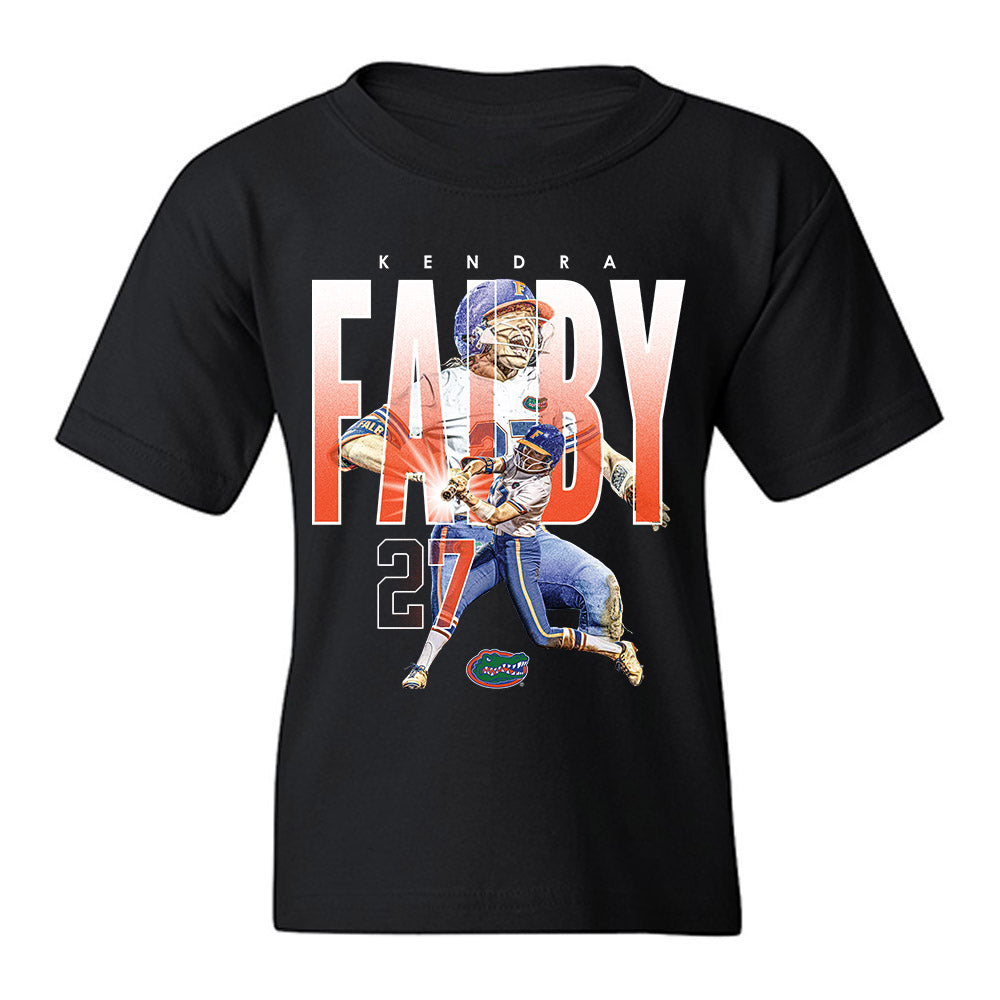 Florida - NCAA Softball : Kendra Falby - Collage Youth T-Shirt-0