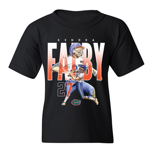 Florida - NCAA Softball : Kendra Falby - Collage Youth T-Shirt-0
