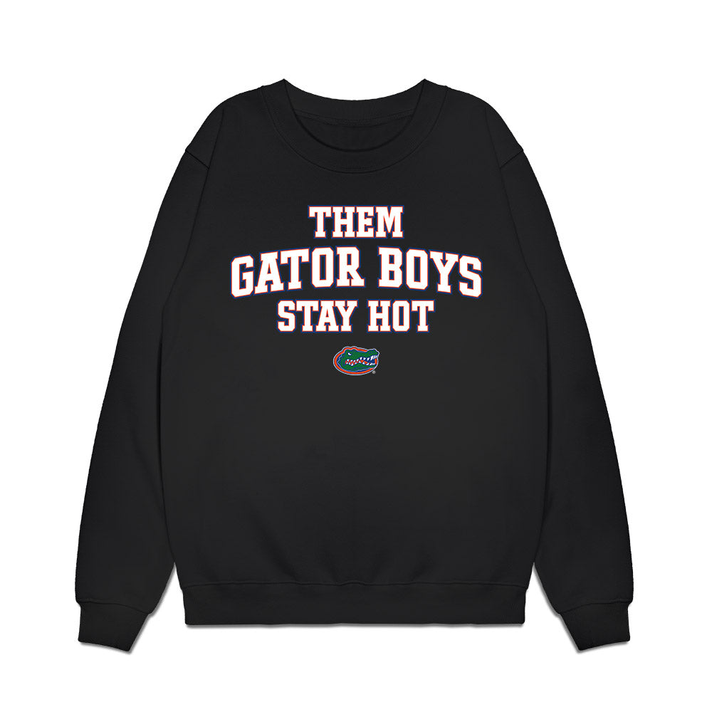 Florida - NCAA Men's Basketball : - Team Collage Premium Crewneck Sweatshirt-0