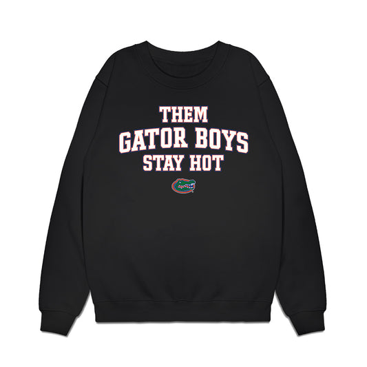 Florida - NCAA Men's Basketball : - Team Collage Premium Crewneck Sweatshirt-0