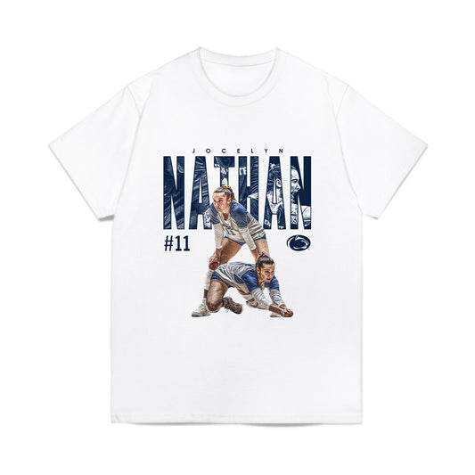 Penn State - NCAA Women's Volleyball : Jocelyn Nathan - Collage Comfort Colors T-Shirt-0