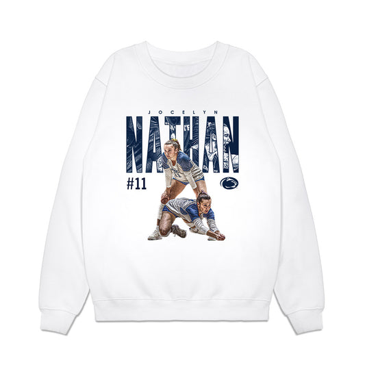 Penn State - NCAA Women's Volleyball : Jocelyn Nathan - Collage Premium Crewneck Sweatshirt-0