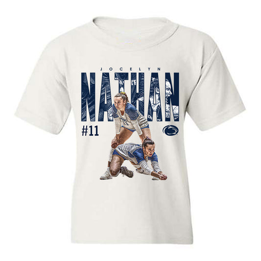 Penn State - NCAA Women's Volleyball : Jocelyn Nathan - Collage Youth T-Shirt-0