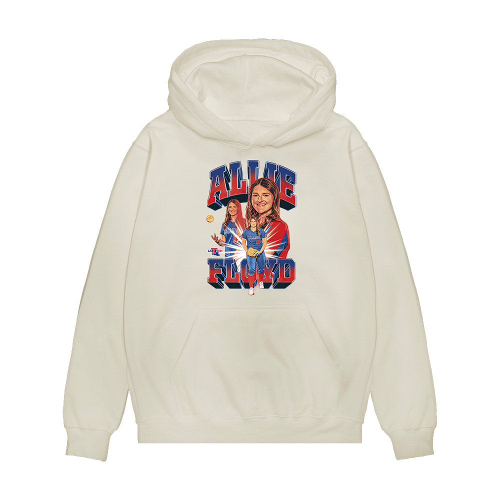 LA Tech - NCAA Softball : Allie Floyd - Premium Hooded Sweatshirt-0
