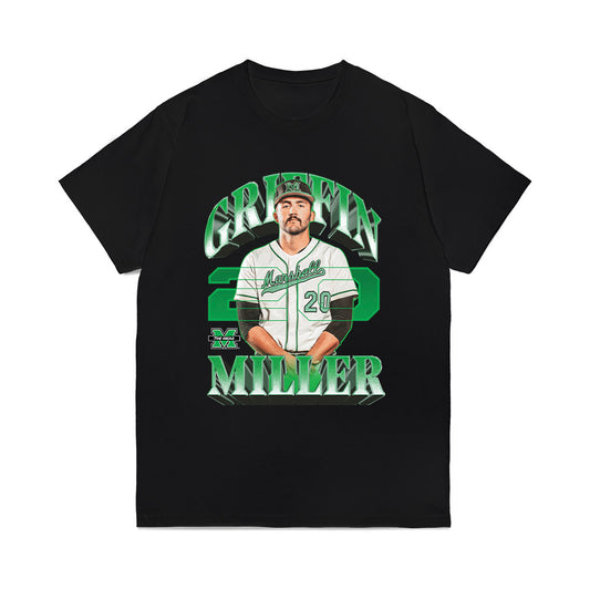Marshall - NCAA Baseball : Griffin Miller - Collage Comfort Colors T-Shirt-0
