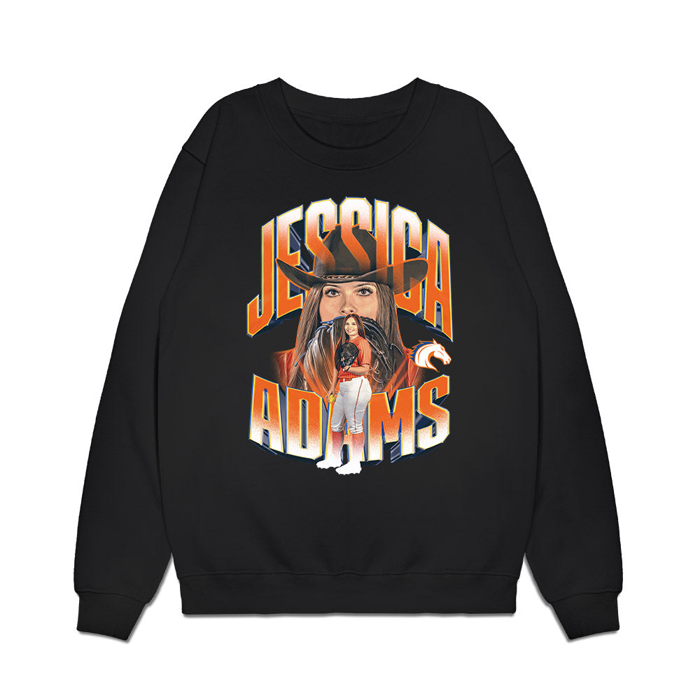 Texas Arlington - NCAA Softball : Jessica Adams - Collage Premium Crewneck Sweatshirt-0