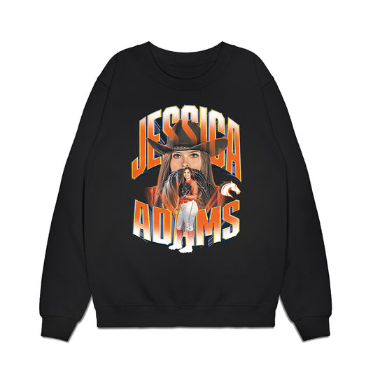 Texas Arlington - NCAA Softball : Jessica Adams - Collage Premium Crewneck Sweatshirt-0