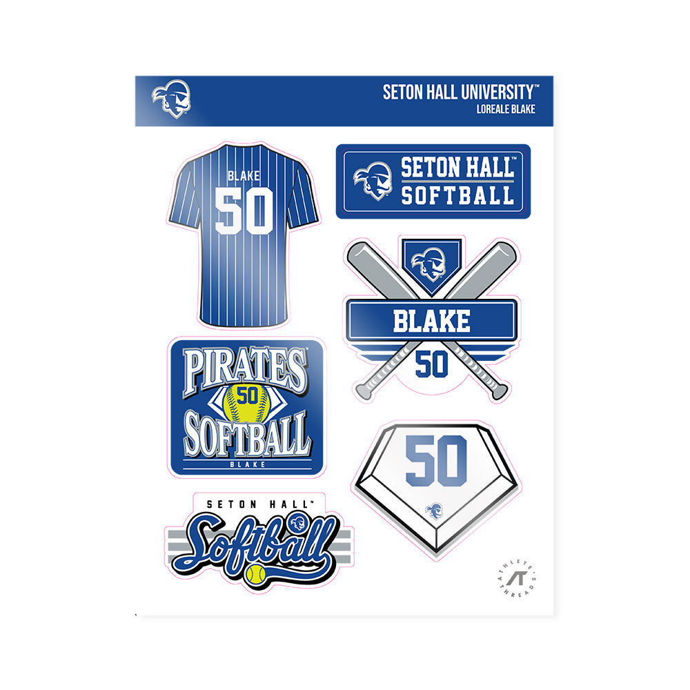 Seton Hall - NCAA Softball : Loreale Blake - Sticker Sheet-0